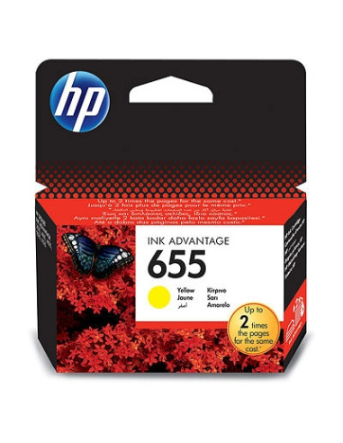 HP 655 Yellow Ink Cartridge