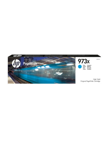 HP 973X High Yield Cyan Original PageWide Cartridge