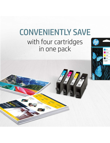 HP 932 Black / 933 CMY Original Ink Cartridge 4-Pack