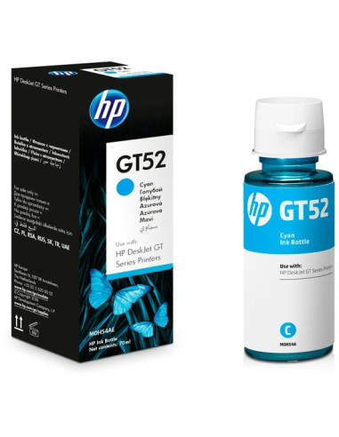 HP GT52 Cyan Original Ink Bottle