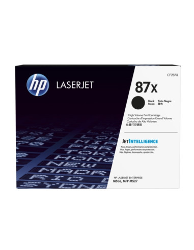 HP 87X High Yield Black Original LaserJet Toner Cartridge (CF287X)