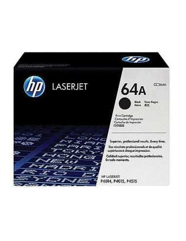 HP 64A Black LaserJet Toner Cartridge