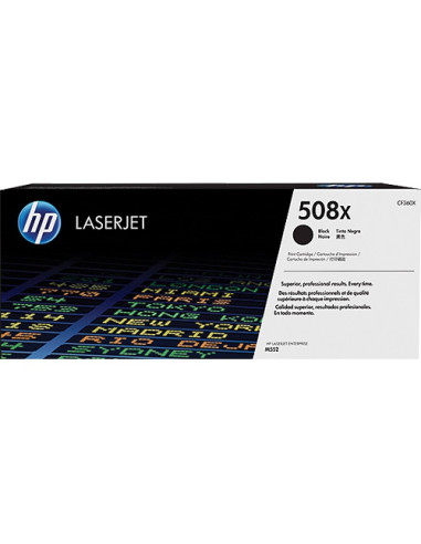 HP 508X High Yield Black Original LaserJet Toner Cartridge (CF360X)