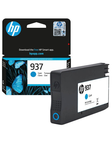 HP 937 Cyan Original Ink Cartridge