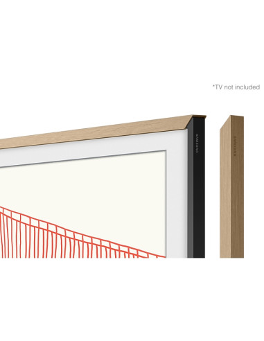 Samsung Frame Customisable Modern Teak Bezel for The Frame 55" TV