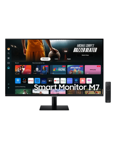 Samsung 32DM702 32" VA LED, SMART 3840x2160  2xUSB 2.0, 2xHDMI 1.4, USB-C, Wi-Fi 5, Bluetooth, Speakers, Black