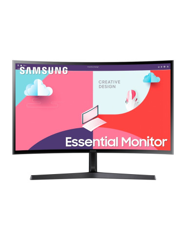 Samsung LS27C366EA, 27" Curved VA LED, 75 Hz, 5 ms GTG, 1920x1080, 250cd/m2, D-Sub, HDMI 1.4, Black