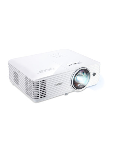 Acer Projector S1386WH, DLP, Short Throw, WXGA (1280x800), 3600 ANSI Lumens, 20000:1, 3D, HDMI, VGA, RCA, Audio in, Audio out