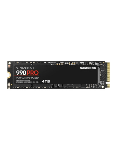 Samsung SSD 990 PRO 4TB PCIe 4.0 NVMe 2.0 M.2 V-NAND 3-bit MLC, 256-bit Encryption, Read 7450 MB/s Write 6900 MB/s