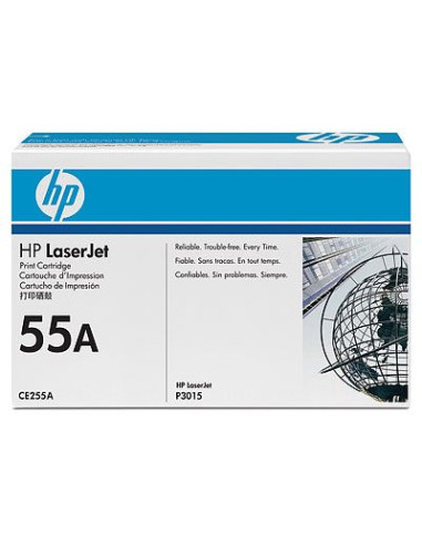 HP 55A Black LaserJet Toner Cartridge