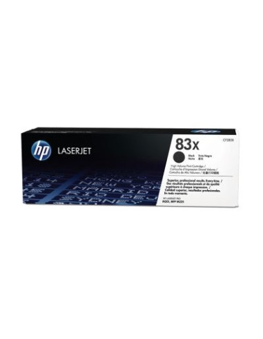 HP 83X Black LaserJet Toner Cartridge (CF283X)