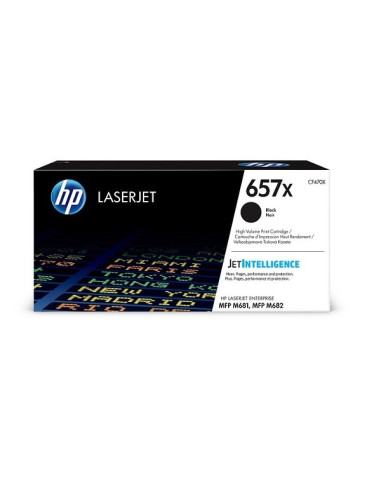 HP 657X High Yield Black Original LaserJet Toner Cartridge (CF470X)