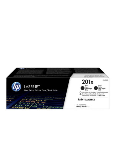 HP 201X 2-pack High Yield Black Original LaserJet Toner Cartridges