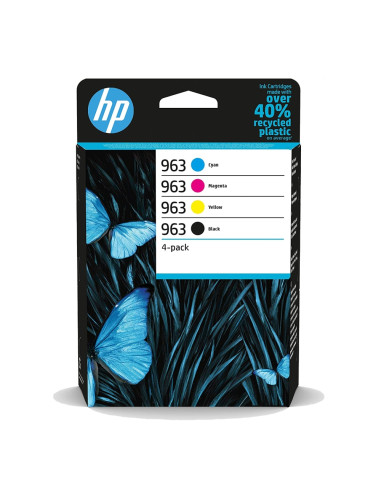 HP 963 CMYK Original Ink Cartridge 4-Pack