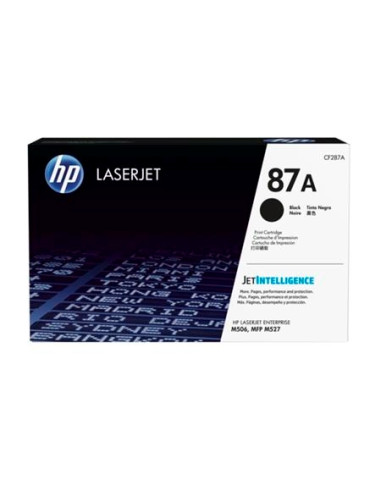 HP 87A Black Original LaserJet Toner Cartridge (CF287A)