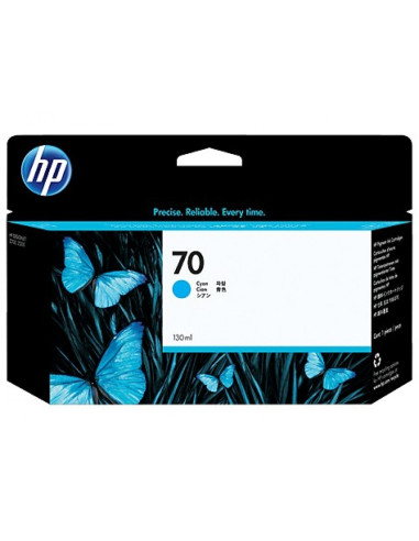 HP 70 130-ml Cyan Ink Cartridge