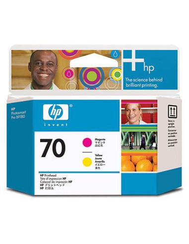 HP 70 Magenta and Yellow Printhead