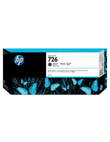 HP 726 300-ml Matte Black Designjet Ink Cartridge