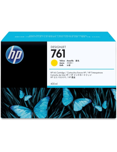 HP 761 400-ml Yellow Designjet Ink Cartridge