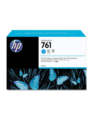 HP 761 400-ml Cyan Designjet Ink Cartridge