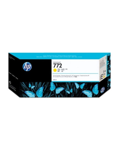 HP 772 300-ml Yellow Designjet Ink Cartridge