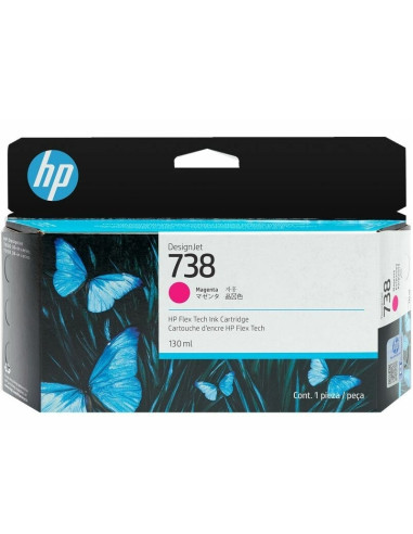 HP 738 130-ml Magenta DesignJet Ink Cartridge