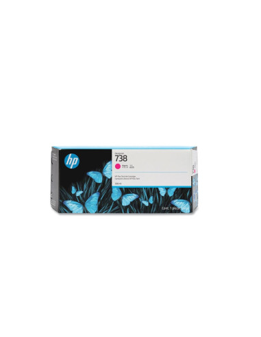 HP 738 300-ml Magenta DesignJet Ink Cartridge