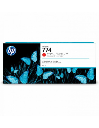 HP 774 775-ml Chromatic Red DesignJet Ink Cartridge