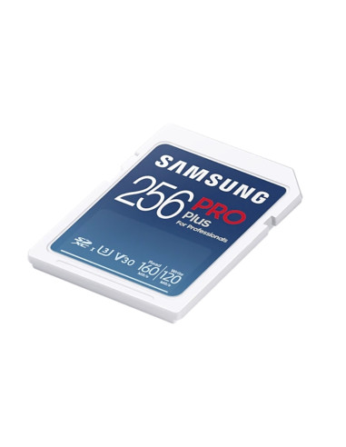 Samsung 256GB SD Card PRO Plus, Class10, Read 160MB/s - Write 120MB/s