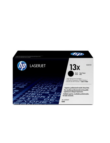 HP 13X Black LaserJet Toner Cartridge