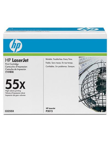 HP 55X Black LaserJet Toner Cartridge