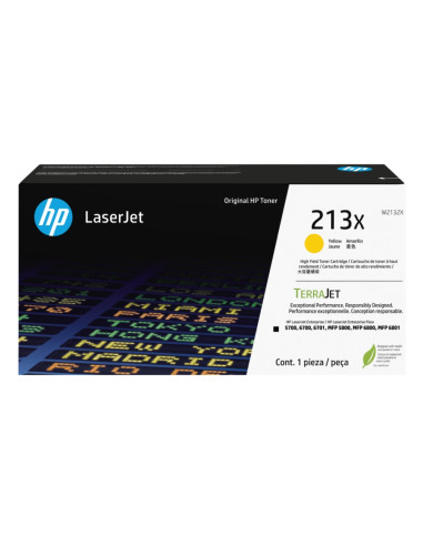 HP 213X Yellow Original LaserJet Toner Cartridge