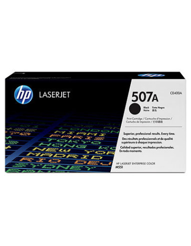 HP 507A Black LaserJet Toner Cartridge