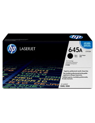 HP 645A Black LaserJet Toner Cartridge