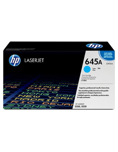 HP 645A Cyan LaserJet Toner Cartridge