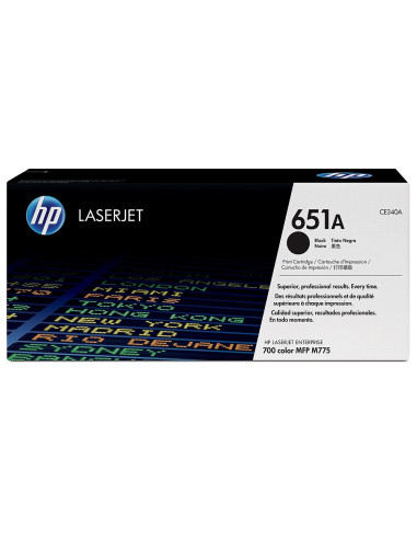 HP 651A Black LaserJet Toner Cartridge