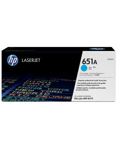 HP 651A Cyan LaserJet Toner Cartridge