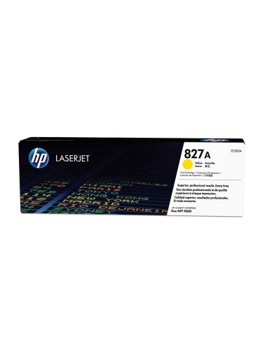 HP 827A Yellow LaserJet Toner Cartridge (CF302A)