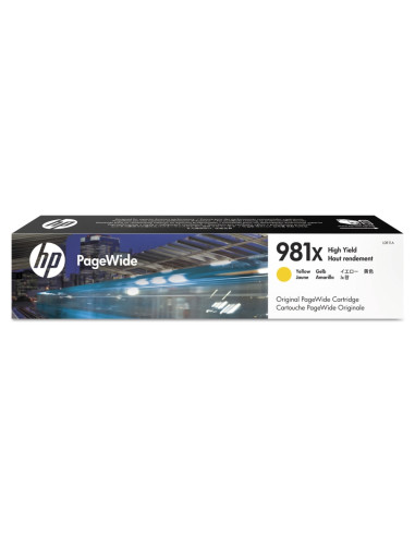 HP 981X High Yield Yellow Original PageWide Cartridge