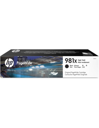 HP 981X High Yield Black Original PageWide Cartridge