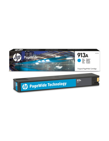 HP 913A Cyan Original PageWide Cartridge