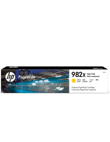 HP 982X High Yield Yellow Original PageWide Cartridge