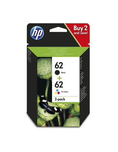 HP 62 2-pack Black/Tri-color Original Ink Cartridges