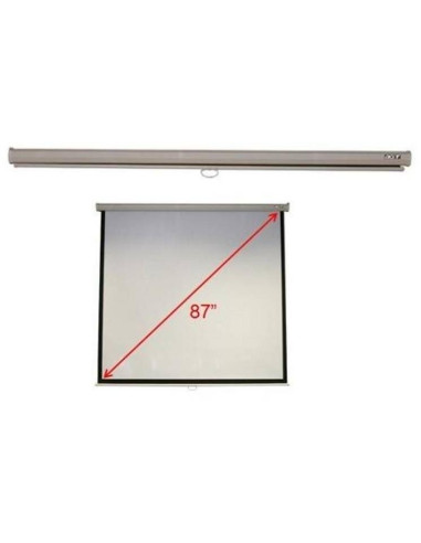 Acer M87-S01MW Projection Screen, 87" (1:1), 70x70 (Area 1740mm X 1740mm), Wall - Ceiling, Matte White, Manual, 5.5Kg