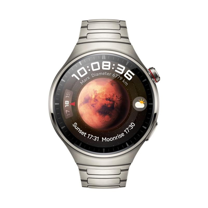 Huawei Watch 4 Pro, Medes-L29M, 1.5", Amoled, 466x466, PPI 310, 2G, e-sim, Dual - band GNSS, BT5.2 BR+BLE, 5ATM, 780mAh, Tita