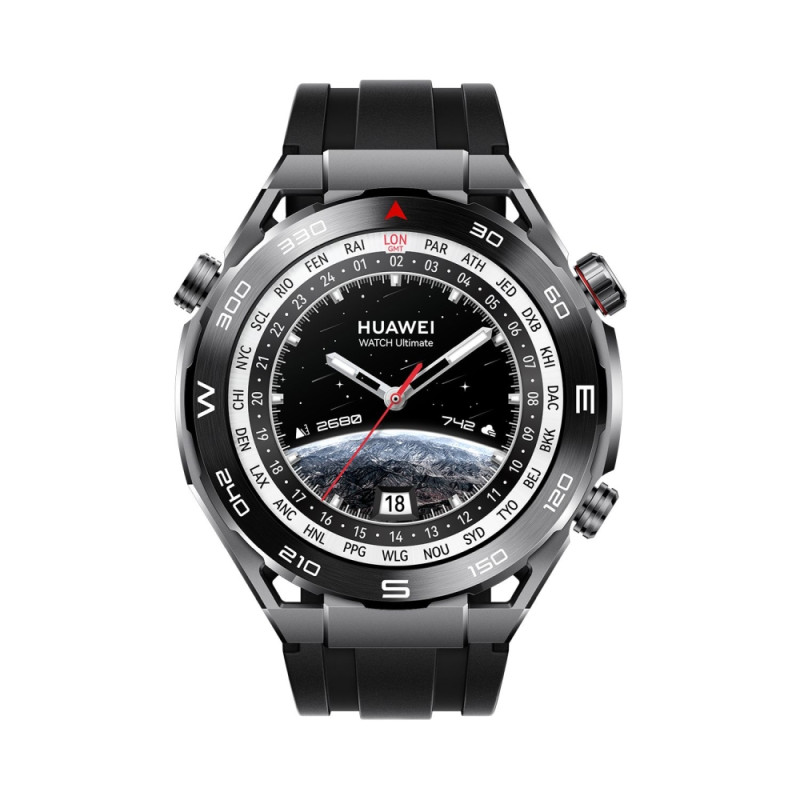 Huawei Watch Ultimate Colombo B19, 1.5 LTPO Amoled 466466, 10ATM, IP68, BT 5.2,  Black Zircon-based Amorphous Alloy Case