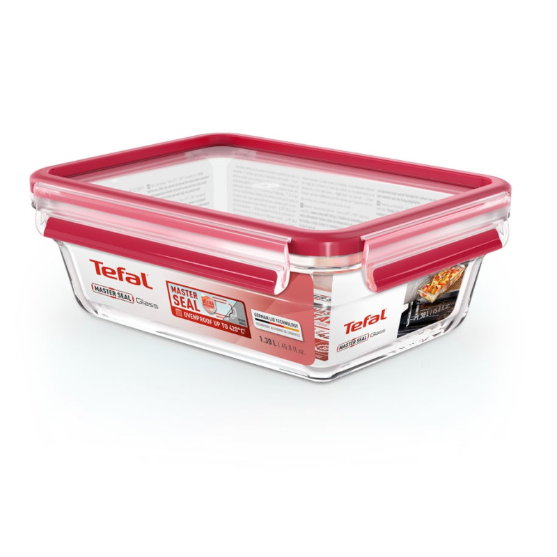 Tefal N1041010, MSEAL GLASS NEW RE 1.3 L TEF1