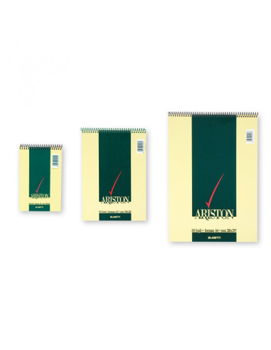 Бележник спирала Ariston, А4, 60 л., 60 г/м2, ред