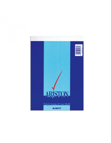 Бележник шит Ariston, А5, 70 л., 60 г/м2, редове