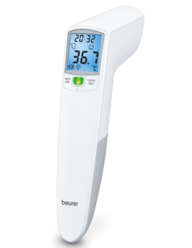 Beurer FT 100 non-contact thermometer, Distance sensor (LED/acoustic signal), Measurement of body, ambient and surface temper